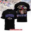 Baltimore Ravens 2025 Nfl Not For The Weak Halloween All Over Print Shirt