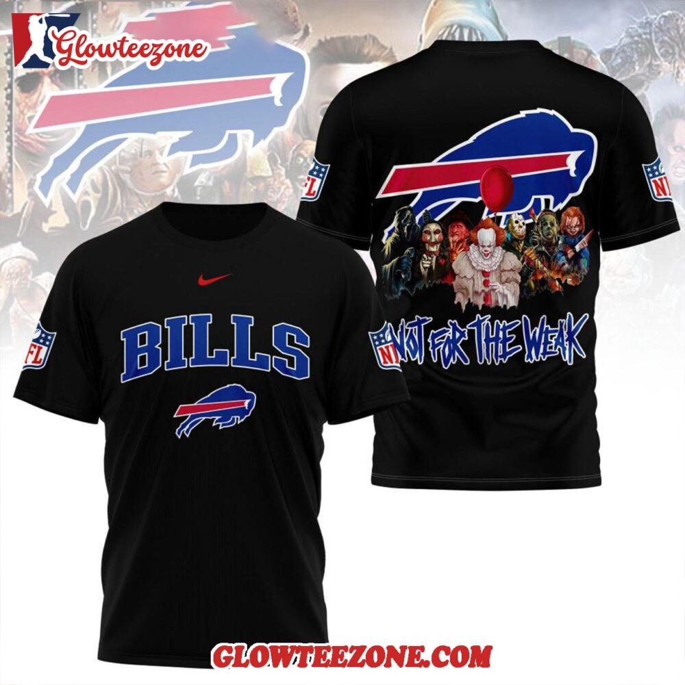 Buffalo Bills 2025 Nfl Not For The Weak Halloween All Over Print Shirt