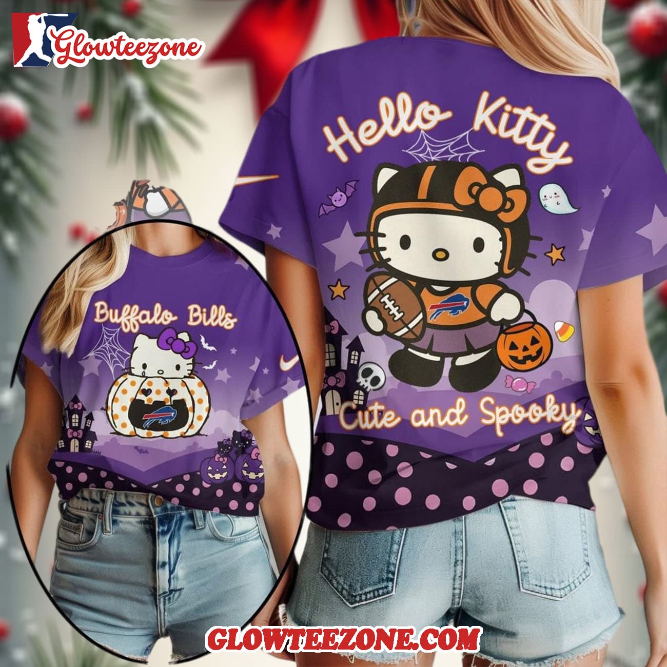 Buffalo Bills Nfl Hello Kitty Cute And Spooky Halloween 2025 Unisex 3d Shirt Buffalo Bills Nfl Hello Kitty Cute And Spooky Halloween 2025 Unisex 3d Shirt
