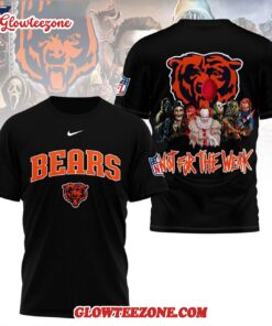 Chicago Bears 2025 Nfl Not For The Weak Halloween All Over Print Shirt