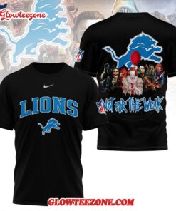 Detroit Lions 2025 Nfl Not For The Weak Halloween All Over Print Shirt