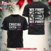 Green Bay Packers 2025 Nfl Crucial Catch Intercept Cancer We Fight Together 3d Shirt