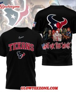 Houston Texans 2025 Nfl Not For The Weak Halloween All Over Print Shirt