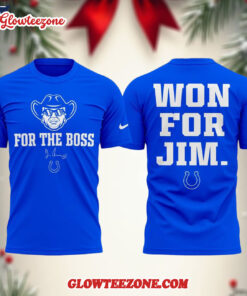 Indianapolis Colts 2025 Nfl For The Boss Jim Irsay T Shirt