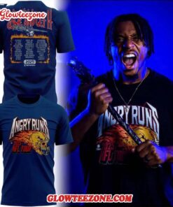Indianapolis Colts Angry Runs 2025 Nfl Graphic Blue T Shirt