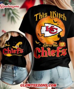 Kansas City Chiefs 2025 Nfl Halloween Witch Unisex 3d Shirt