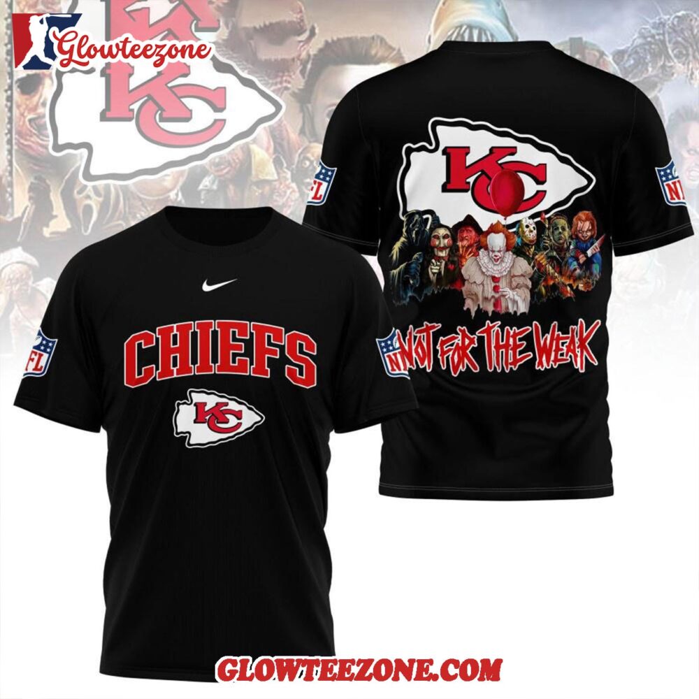 Kansas City Chiefs 2025 Nfl Not For The Weak Halloween All Over Print Shirt