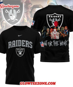 Las Vegas Raiders 2025 Nfl Not For The Weak Halloween All Over Print Shirt