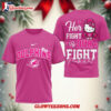 Miami Dolphins Nfl Her Fight Is Our Fight X Hello Kitty 3d Shirt