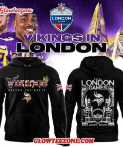 Minnesota Vikings 2025 Nfl London Game Limited Edition Hoodie