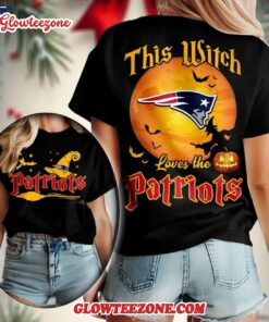 New England Patriots 2025 Nfl Halloween Witch Unisex 3d Shirt