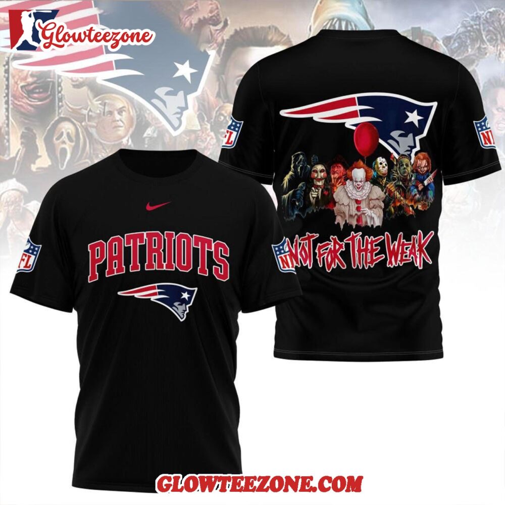 New England Patriots 2025 Nfl Not For The Weak Halloween All Over Print Shirt