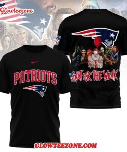 New England Patriots 2025 Nfl Not For The Weak Halloween All Over Print Shirt