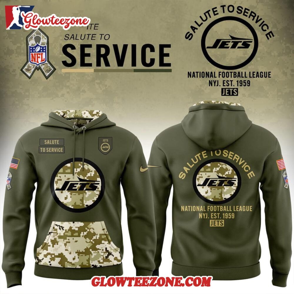 New York Jets Nfl Salute To Service Veterans Hoodie Shirt