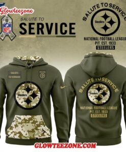 Pittsburgh Steelers Nfl Salute To Service Veterans Hoodie Shirt