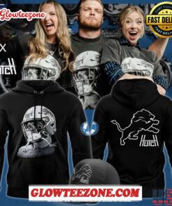 Aidan Hutchinson Charcoal House Of Hutch X Detroit Lions Game Face All Over Print Hoodie Shirt 1