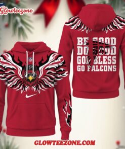 Atlanta Falcons 2025 Nfl Fire Wings All Over Print Hoodie Shirt 2