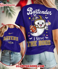Baltimore Ravens 2025 Nfl Bartender Halloween Fan All Over Print Shirt 2