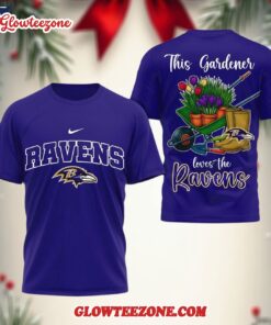 Baltimore Ravens Nfl This Gardener Loves The Football 3d Shirt 1
