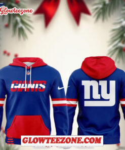 Blue New York Giants Vintage New Edition Hoodie Shirt 1