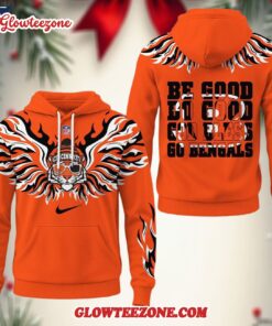 Cincinnati Bengals 2025 Nfl Fire Wings All Over Print Hoodie Shirt 2