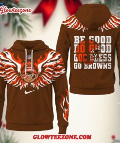Cleveland Browns 2025 Nfl Fire Wings All Over Print Hoodie Shirt 2
