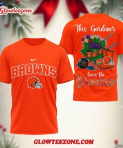 Cleveland Browns Nfl This Gardener Loves The Football 3d Shirt 1