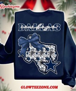 Dallas Cowboys 2025 Nfl Cozy State Bow Sweatshirt 2