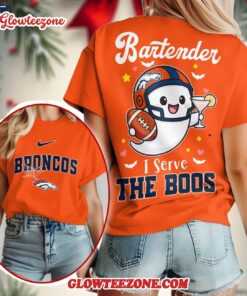 Denver Broncos 2025 Nfl Bartender Halloween Fan All Over Print Shirt 2