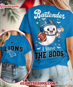 Detroit Lions 2025 Nfl Bartender Halloween Fan All Over Print Shirt 2