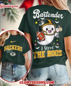 Green Bay Packers 2025 Nfl Bartender Halloween Fan All Over Print Shirt 2
