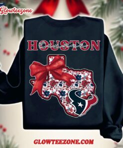 Houston Texans 2025 Nfl Cozy State Bow Sweatshirt 2