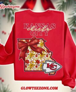 Kansas City Chiefs 2025 Nfl Cozy State Bow Sweatshirt 2