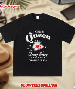 Kansas City Chiefs Queen Classy Sassy And A Bit Smart Assy NFL shirt