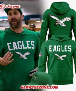 Kelly Green Philadelphia Eagles Big And Tall Alt Pack Dri fit Hoodie 3