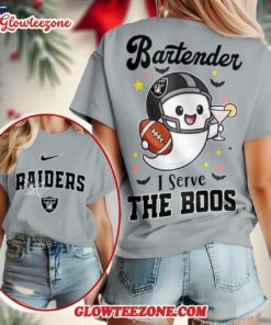 Las Vegas Raiders 2025 Nfl Bartender Halloween Fan All Over Print Shirt 2