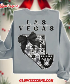 Las Vegas Raiders 2025 Nfl Cozy State Bow Sweatshirt 2