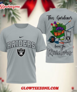Las Vegas Raiders Nfl This Gardener Loves The Football 3d Shirt 1