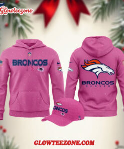 Limited Edition Denver Broncos Breast Cancer Awareness Pink 2025 Hoodie Shirt 1