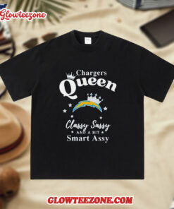 Los Angeles Chargers Queen Classy Sassy And A Bit Smart Assy NFL shirt