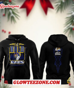 Los Angeles Rams Bold Rams Black Hoodie 1