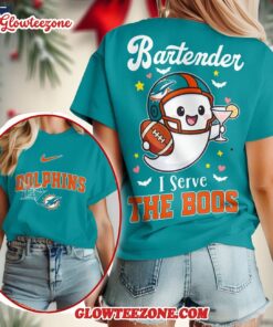 Miami Dolphins 2025 Nfl Bartender Halloween Fan All Over Print Shirt 2