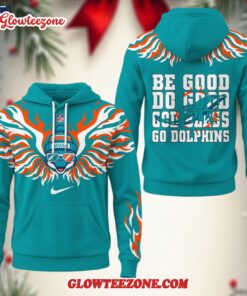 Miami Dolphins 2025 Nfl Fire Wings All Over Print Hoodie Shirt 2