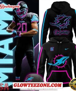 Miami Dolphins Miami Vice 2025 Nfl Rivalries Special Edition Unisex Hoodie 1