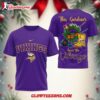 Minnesota Vikings Nfl This Gardener Loves The Football 3d Shirt 1