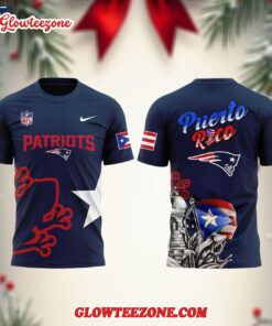 New England Patriots 2025 Nfl Puerto Rican Heritage 3d Shirt 2