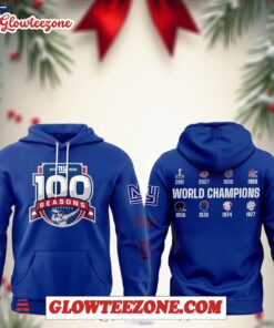 New York Giants 100th Limited Edition Hoodie Shirt 1