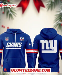 New York Giants Blue New Season 2025 Hoodie Shirt 1
