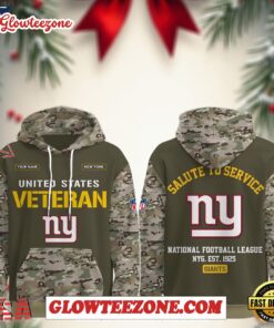 New York Giants Nfl Veteran Birthday 2025 Custom Name Unisex Hoodie 1