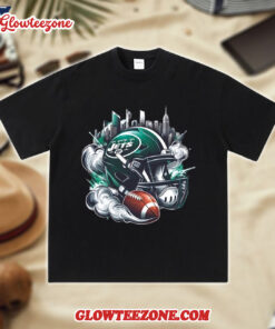 New York Jets City Helmet Smokeout Shirt